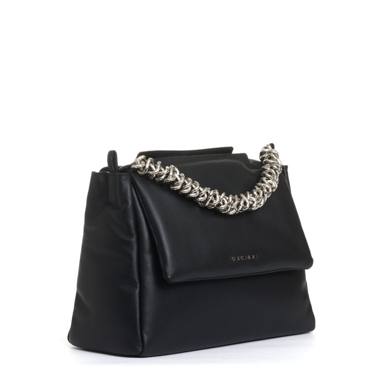 Sorelle Perego Sveva M Nappa Bold Nero Manico Catena