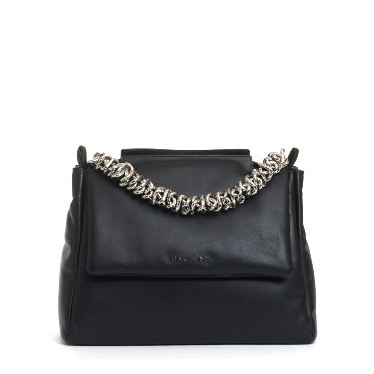 Sorelle Perego Sveva M Nappa Bold Nero Manico Catena