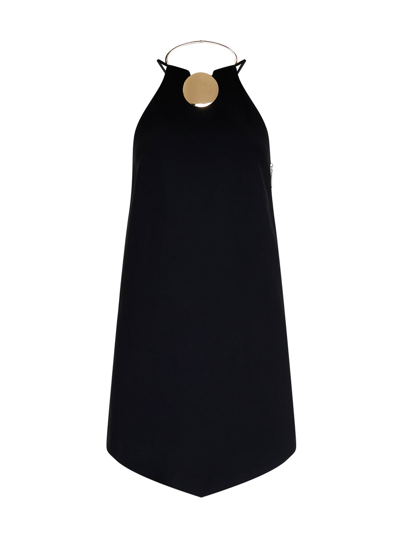 Space Simona Corsellini Abito corto in doppia georgette