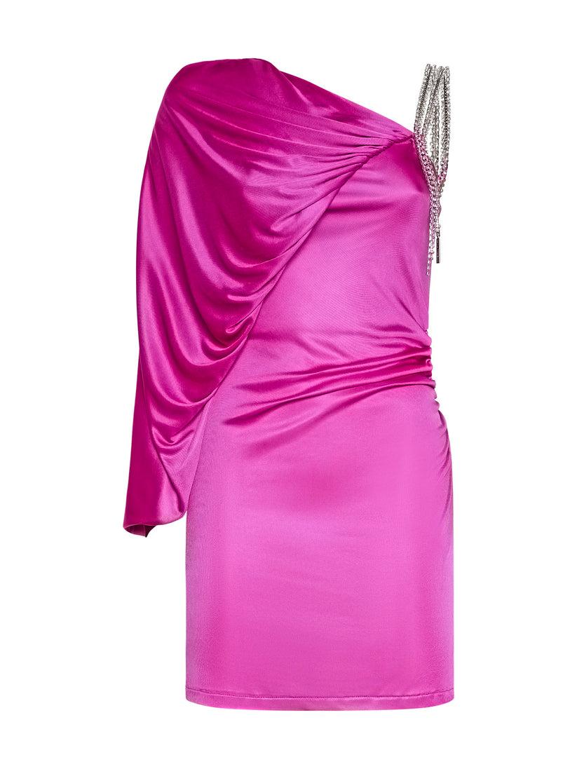 Space Simona Corsellini Abito corto monomanica in jersey tecnico Space Simona Corsellini Abito corto monomanica in jersey tecnico