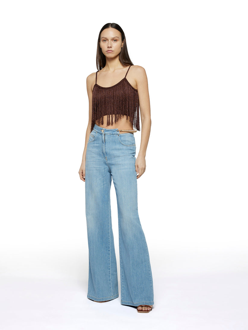 Space Simona Corsellini Denim Largo In Tela Comfort Meccanico