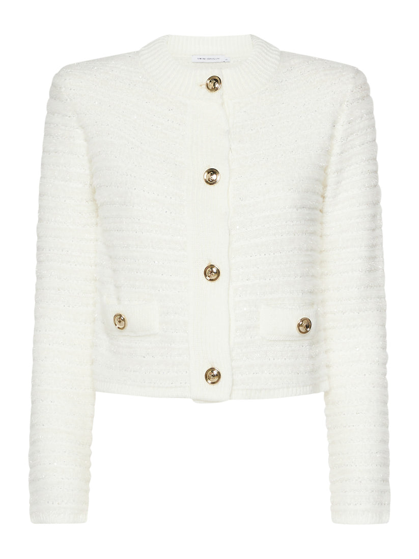 Space Simona Corsellini Giacca In Chanel Con Bottoni In Oro