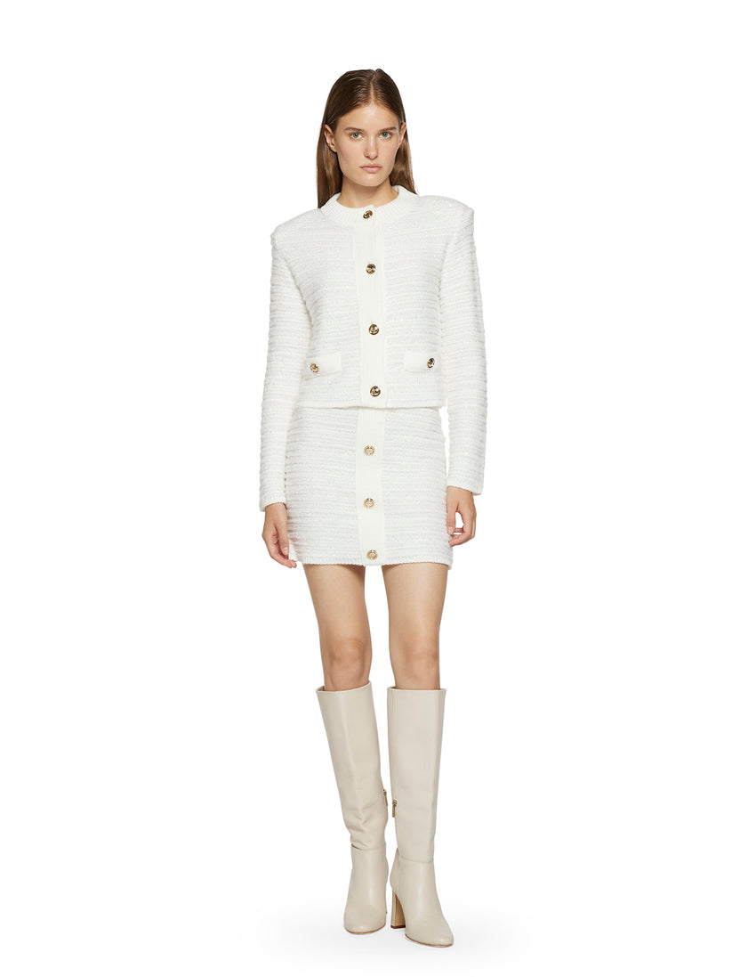 Space Simona Corsellini Giacca In Chanel Con Bottoni In Oro