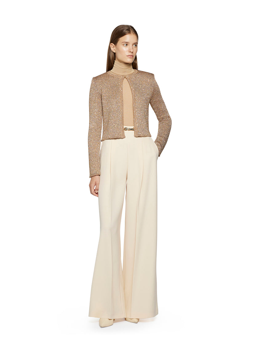 Space Simona Corsellini Giacca In Tricot Con Paillettes