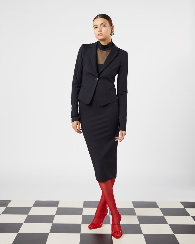 Space Simona Corsellini Giacca Ultrafitted Con Riprese