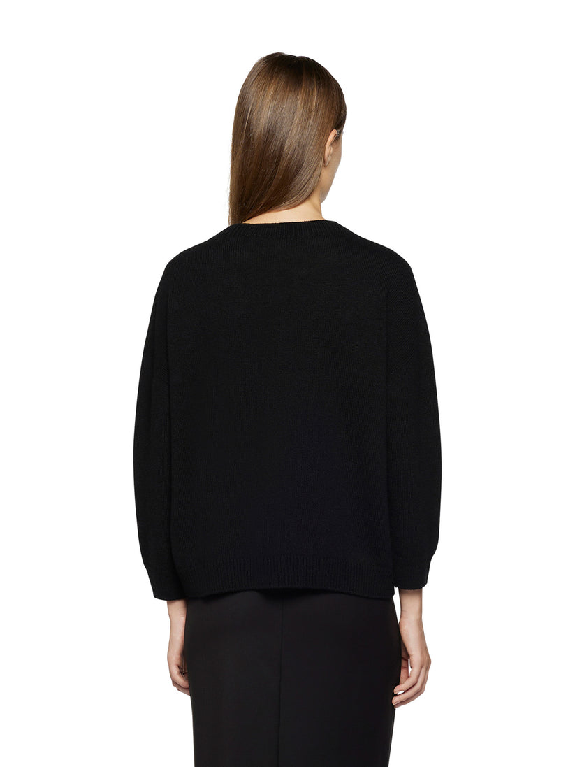 Space Simona Corsellini Maglia Con Scollo A V E Dettaglio Fibbia Metallica