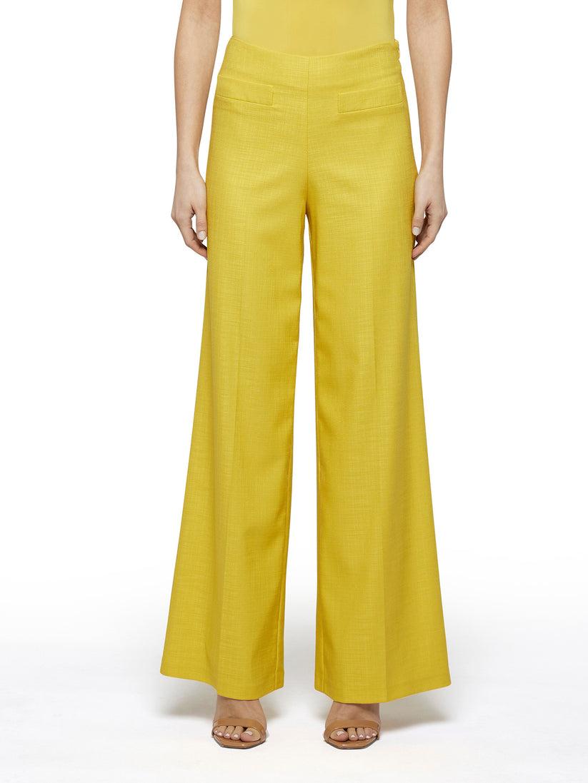 Space Simona Corsellini Pantalone Ampio In Tramato Luxury