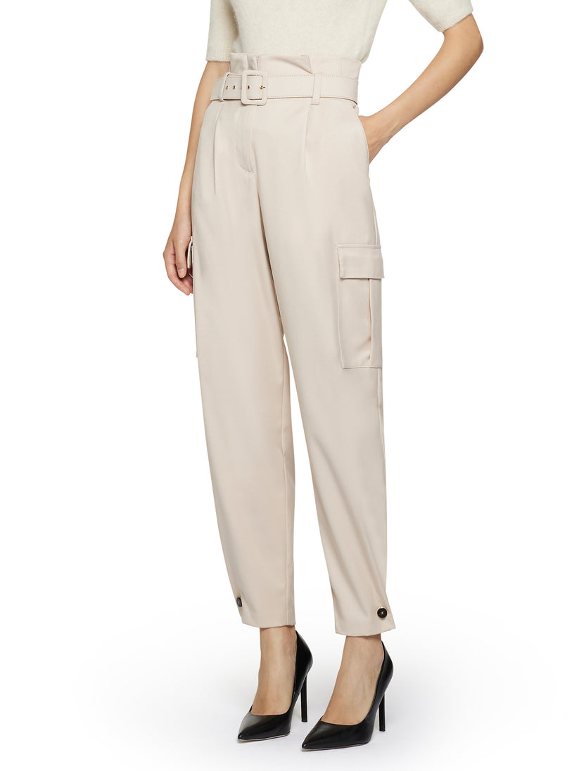Space Simona Corsellini Pantalone Cargo Con Cintura