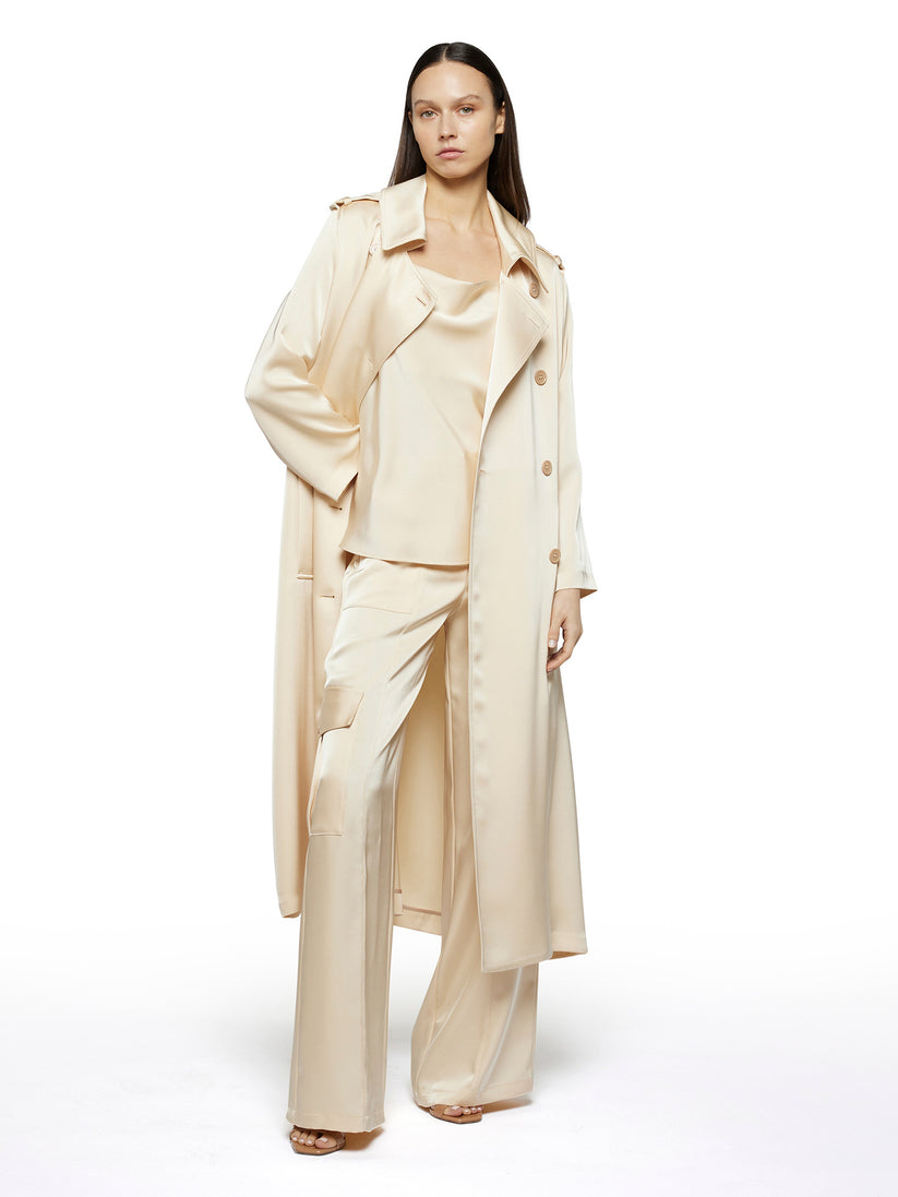 Space Simona Corsellini Pantalone Cargo In Raso Heavy