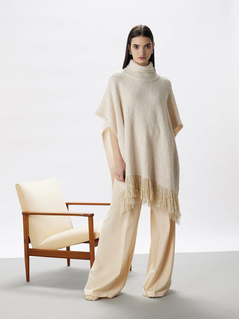 Space Simona Corsellini Pantalone Largo Con Fibbia Oro