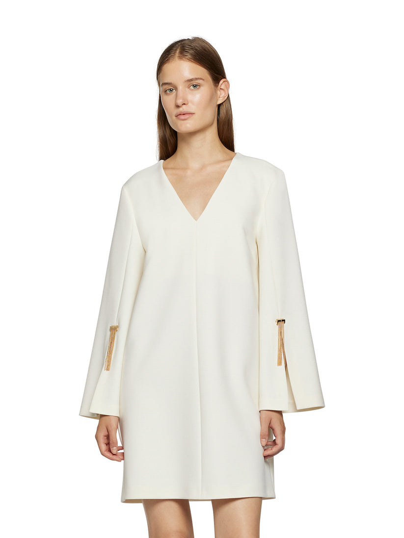 Space Simona Corsellini Abito Corto Con Scollo A V