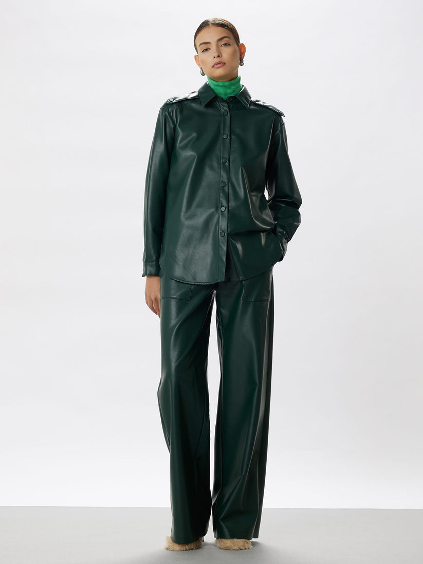 Space Simona Corsellini Camicia In Vegan Leather