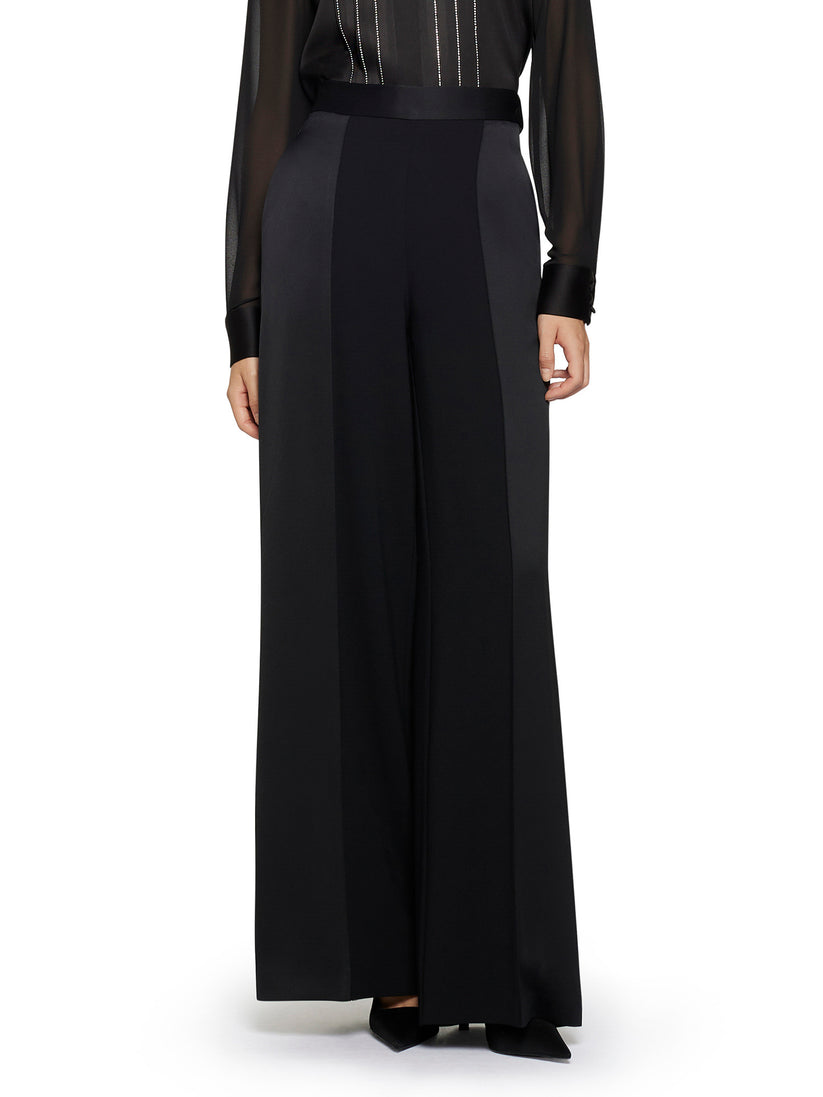 Space Simona Corsellini Pantalone In Enver Satin