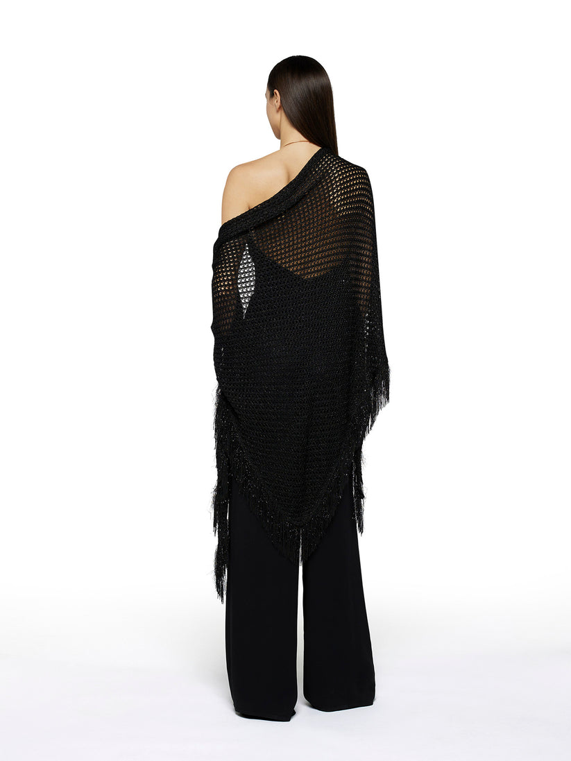 Space Simona Corsellini Scialle In Crochet Lurex