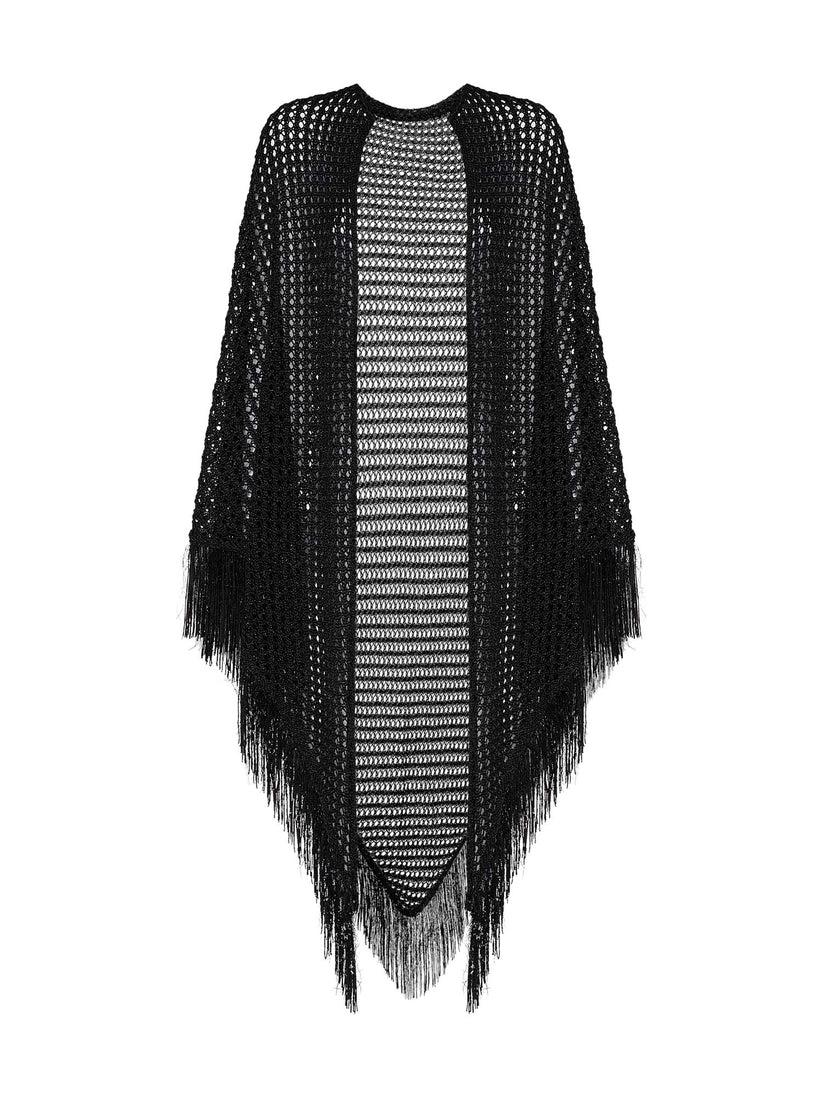 Space Simona Corsellini Scialle in crochet lurex Space Simona Corsellini Scialle in crochet lurex