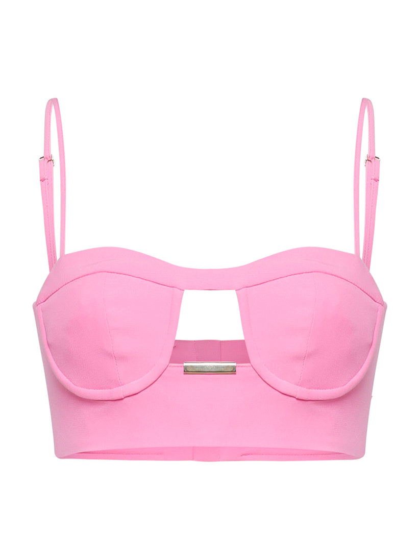 Space Simona Corsellini Top bra in poly cady Space Simona Corsellini Top bra in poly cady