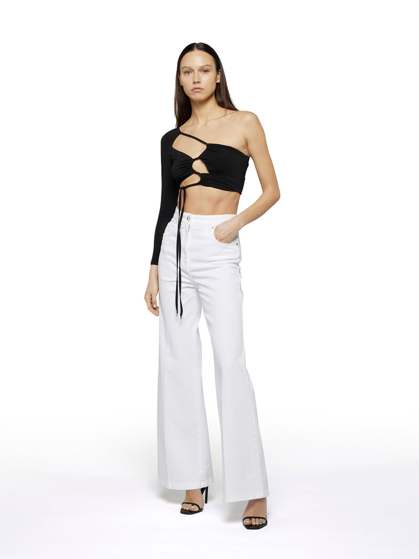 Space Simona Corsellini Top Monomanica In Jersey