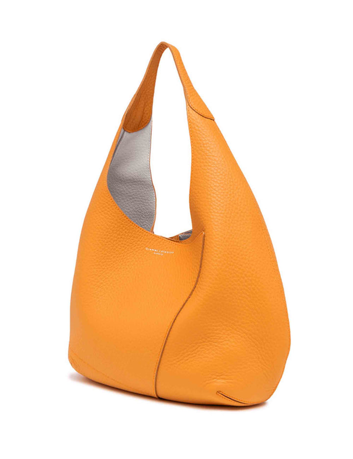 Spatarella Borse A Spalla Donna Euforia In Pelle Arancio