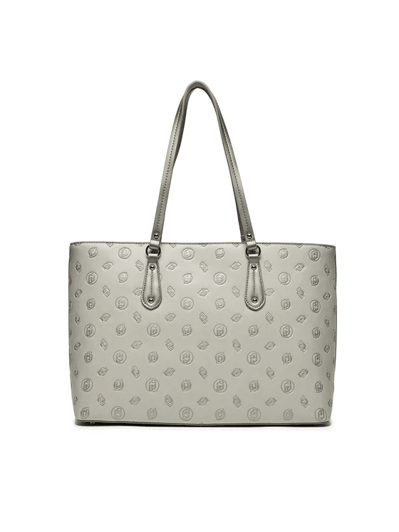 Spatarella Borse donna a spalla in similpelle grigia