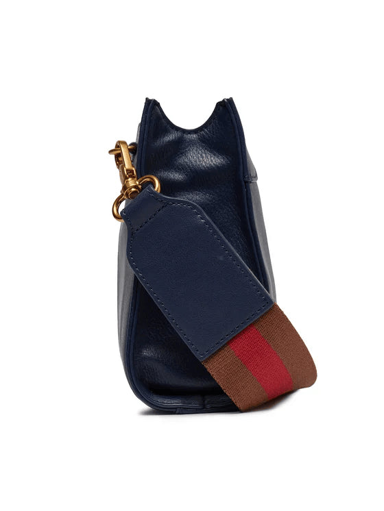 Spatarella Borse Donna A Tracolla In Similpelle Blu Navy