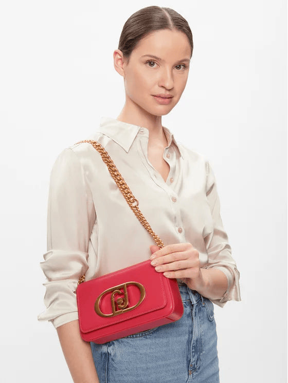 Spatarella Borse donna a tracolla in similpelle fuxia