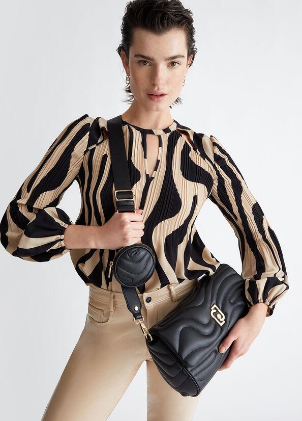 Spatarella Borse donna a tracolla in similpelle nera