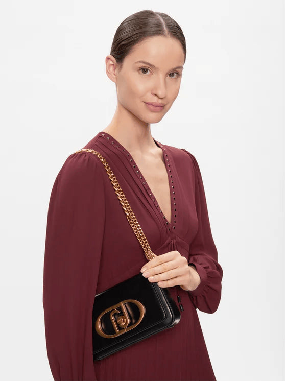 Spatarella Borse donna a tracolla in similpelle nera