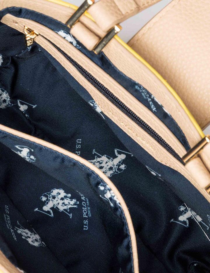 Spatarella Borse Donna New Mansion In Eco Pelle Gialla