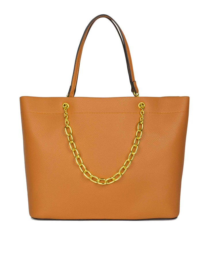 Spatarella Borse Shopper Donna Stanford In Eco Pelle Cuoio Con Doppi Manici