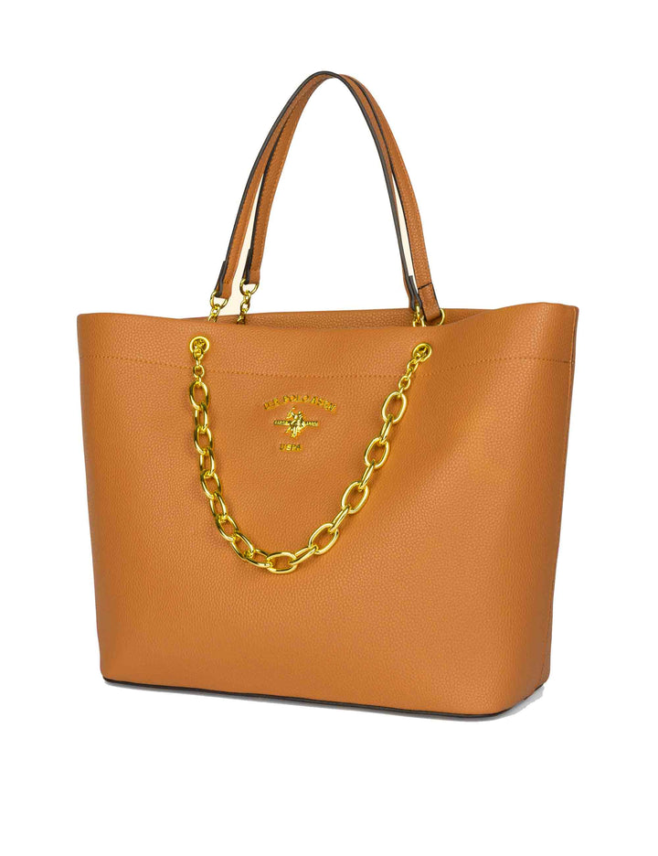 Spatarella Borse Shopper Donna Stanford In Eco Pelle Cuoio Con Doppi Manici