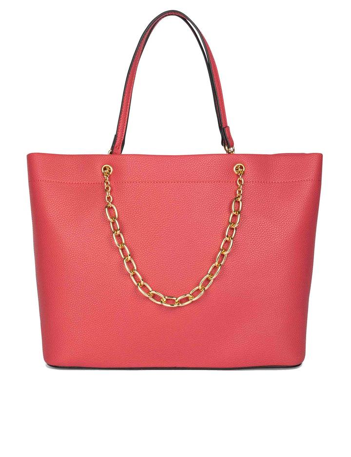 Spatarella Borse Shopper Donna Stanford In Eco Pelle Rosa Con Doppi Manici