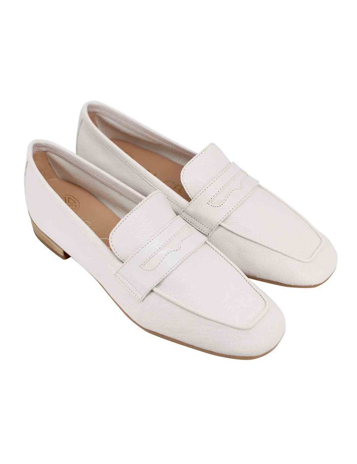 Spatarella Mocassini Donna In Pelle Sfoderata Avorio