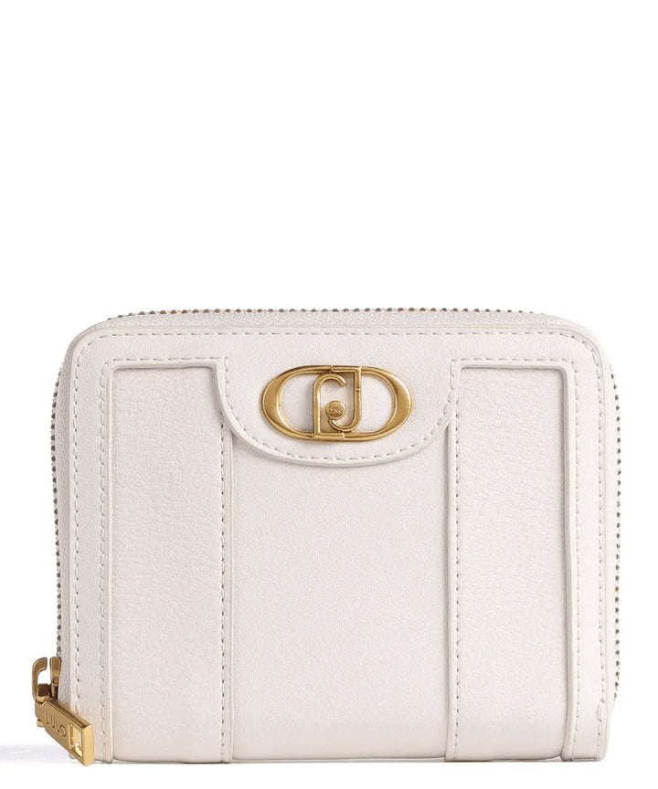 Spatarella Portafogli donna in pelle sintetica bianca