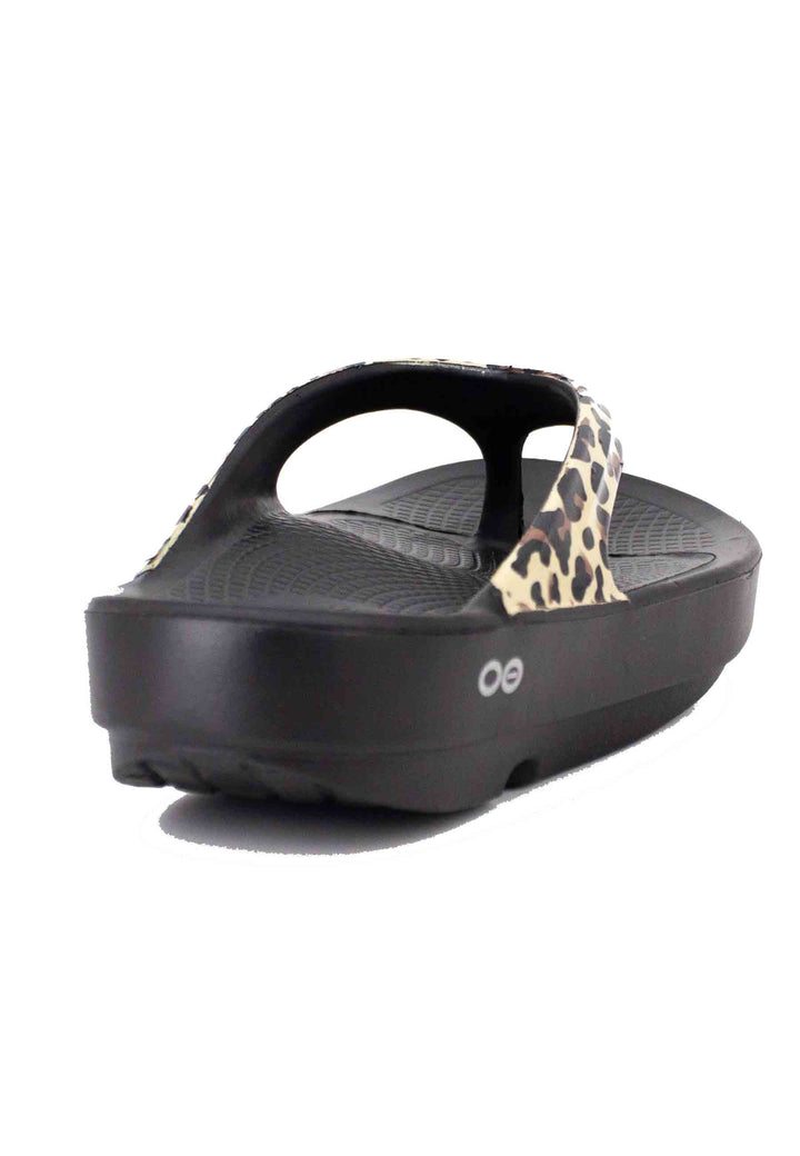 Spatarella Sandali Infradito Donna In Morbida Spuma Con Stampa Leopardata