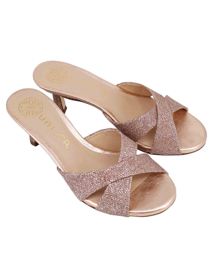 Spatarella Sandali Scalzati Donna In Tessuto Glitter Rosa
