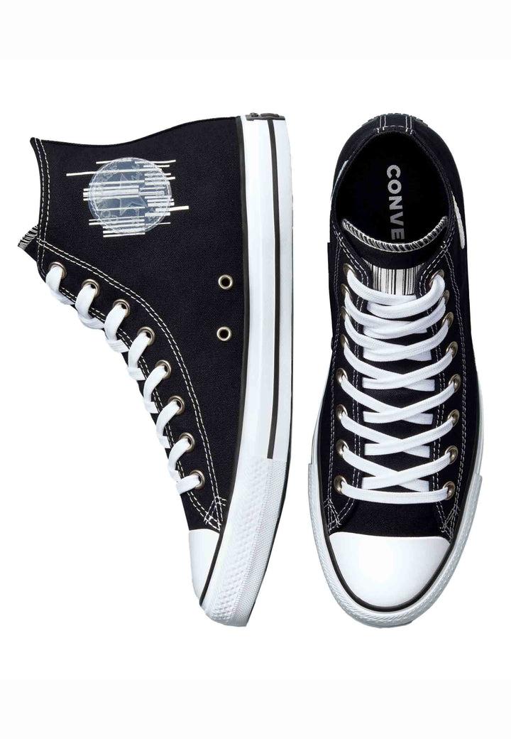 Spatarella Sneakers Da Donna Chuck Taylor Translucent Barcode In Tela Nera
