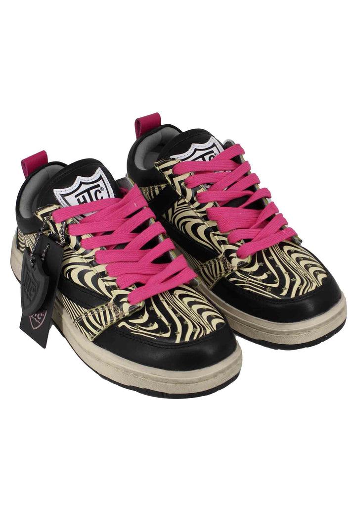 Spatarella Sneakers Donna Starlight Zebra In Pelle Animalier