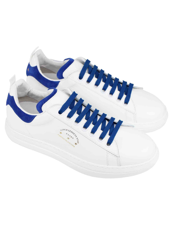 Spatarella Sneakers Uomo Court Classic In Pelle Bianca