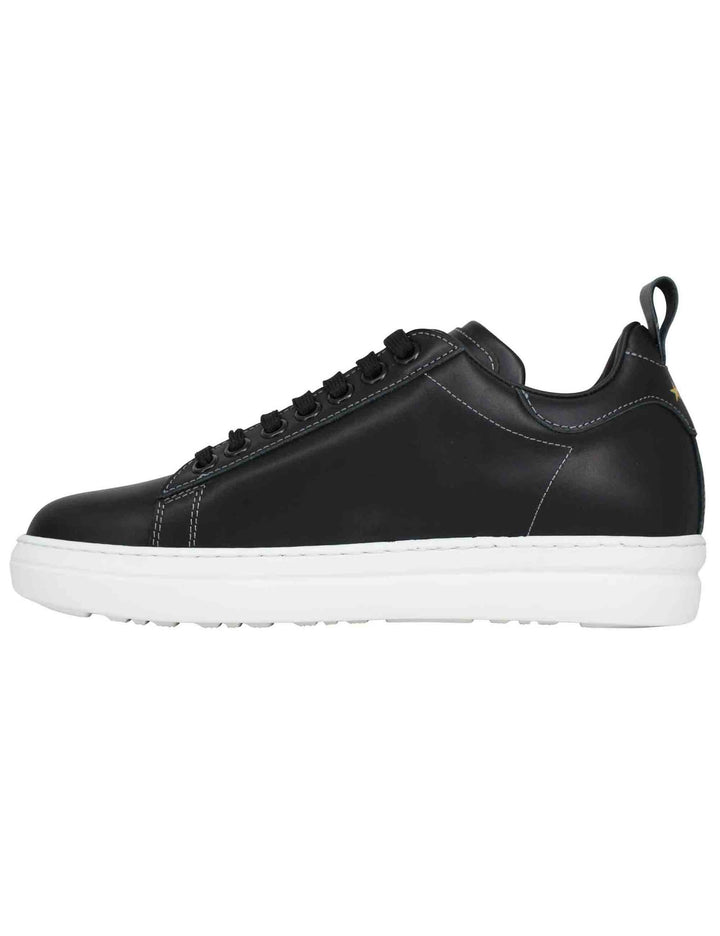 Spatarella Sneakers Uomo Court Classic In Pelle Nera