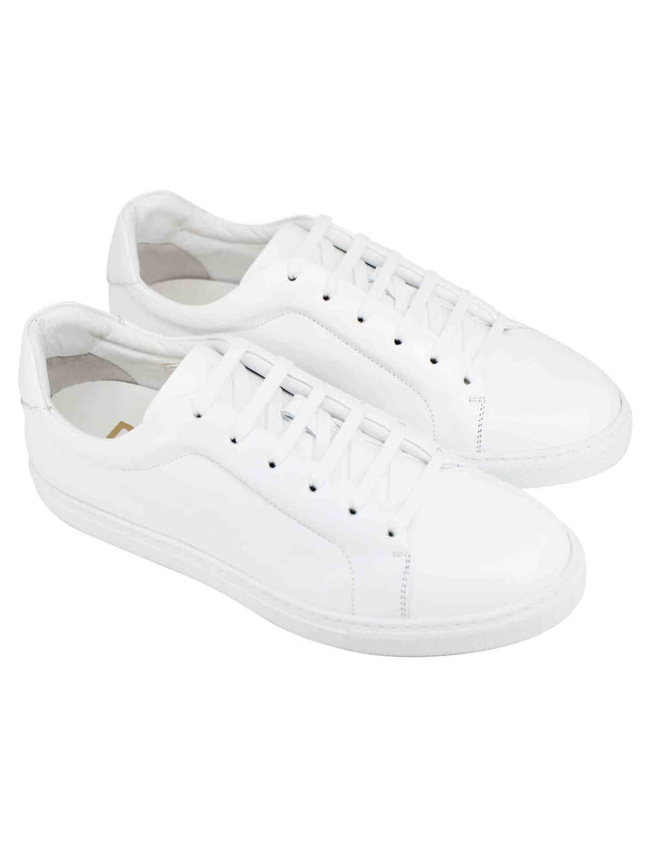 Spatarella Sneakers Uomo Foro Italico In Pelle Bianca