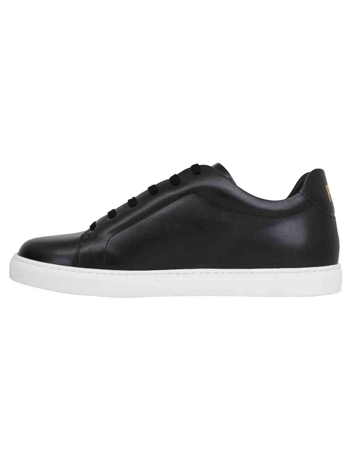 Spatarella Sneakers Uomo Foro Italico In Pelle Nera