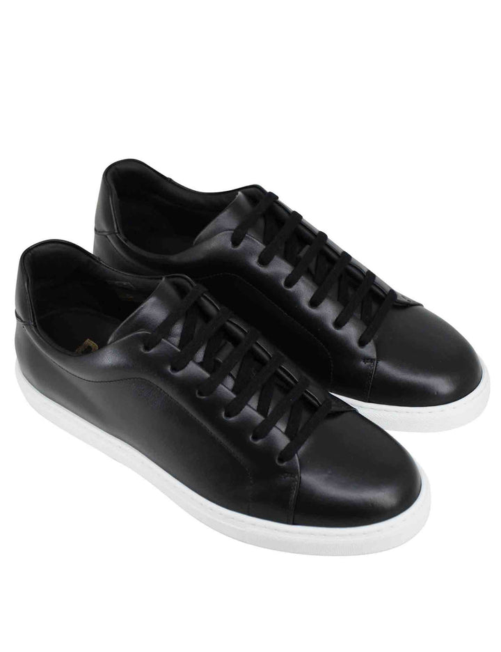 Spatarella Sneakers Uomo Foro Italico In Pelle Nera