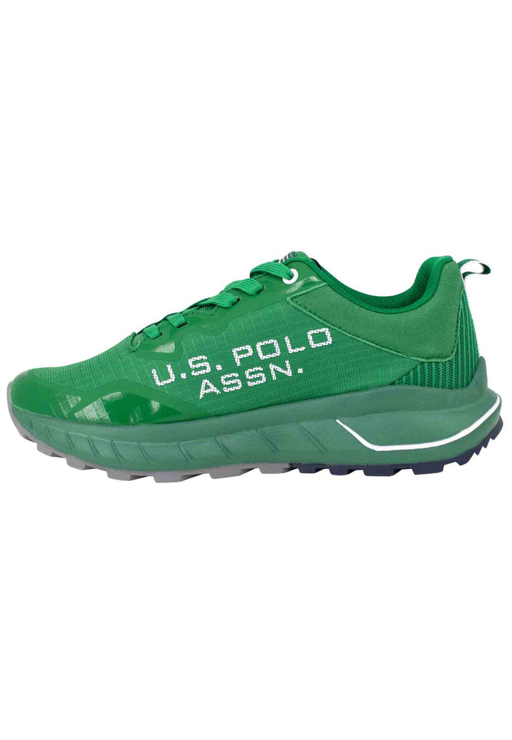 Spatarella Sneakers Uomo In Camoscio E Tessuto Verde