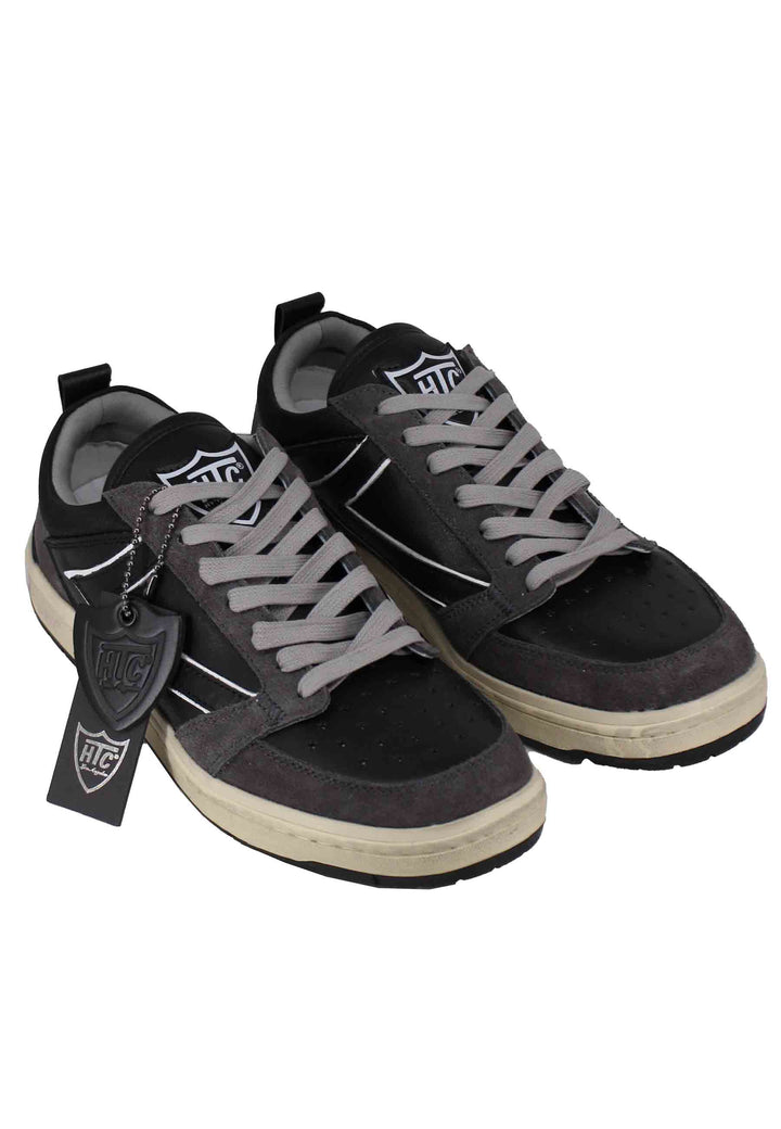 Spatarella Sneakers Uomo Starlight Bicolor In Pelle Nera