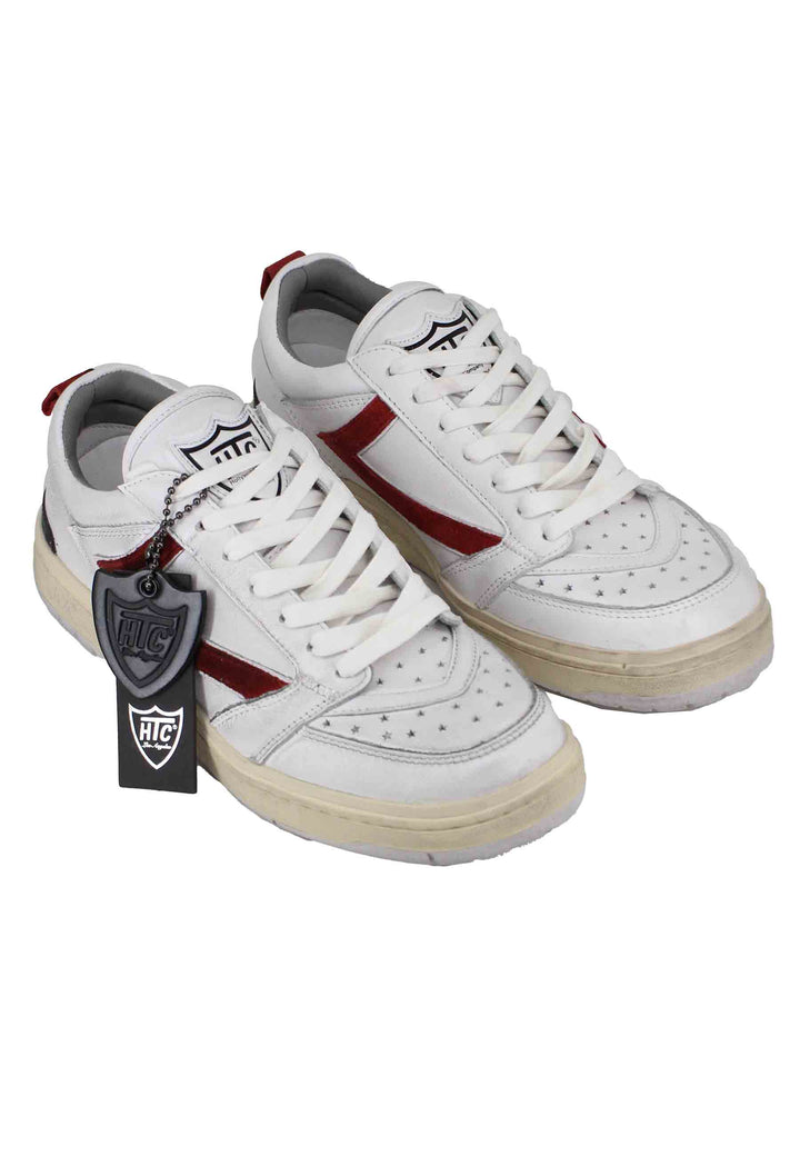 Spatarella Sneakers Uomo Starlight Shield In Pelle Bianca