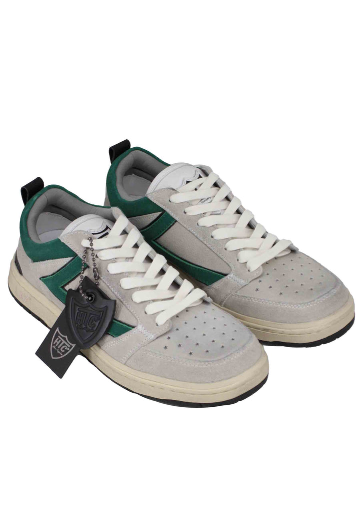 Spatarella Sneakers Uomo Starlight Suede In Camoscio Grigio