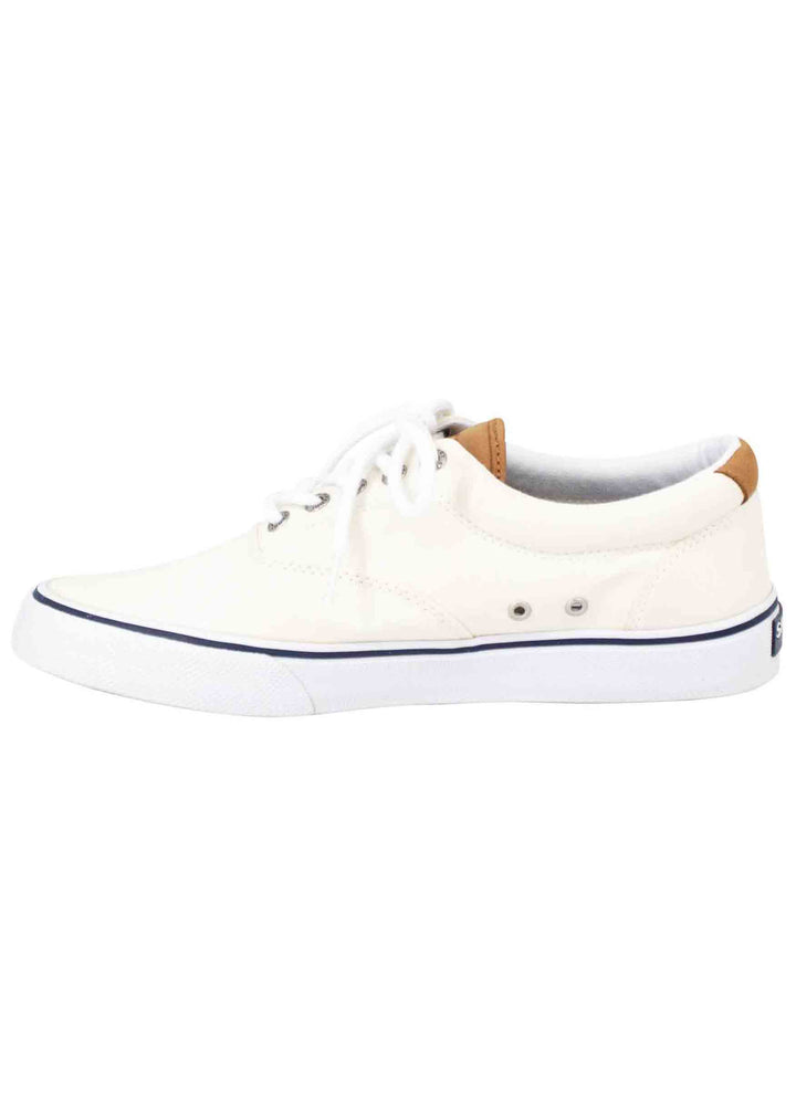 Spatarella Sneakers Uomo Top Sider In Canvas Bianco