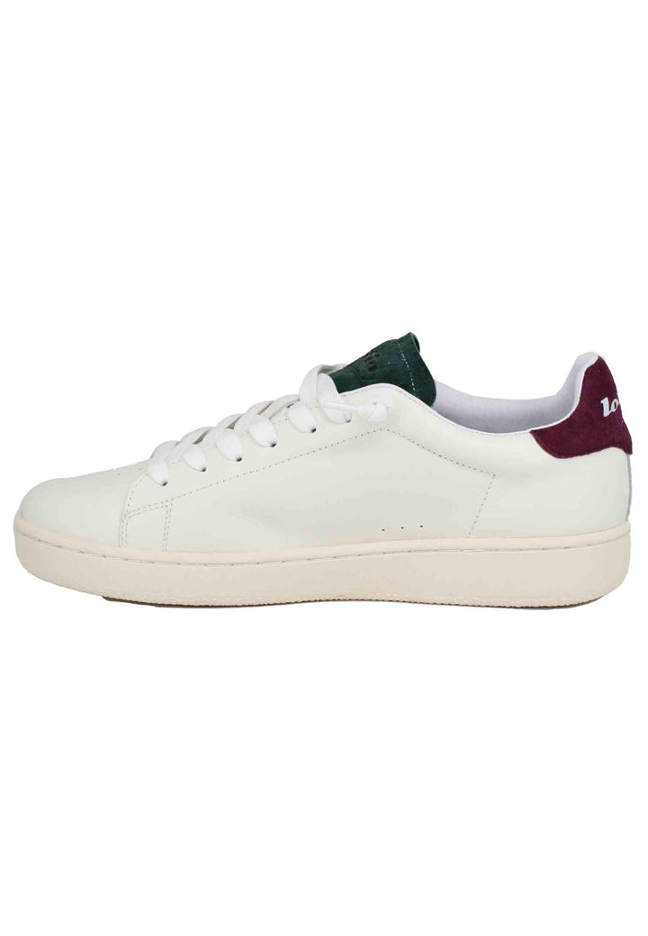 Spatarella Snekaers Uomo In Pelle Bianca Autograph Suede