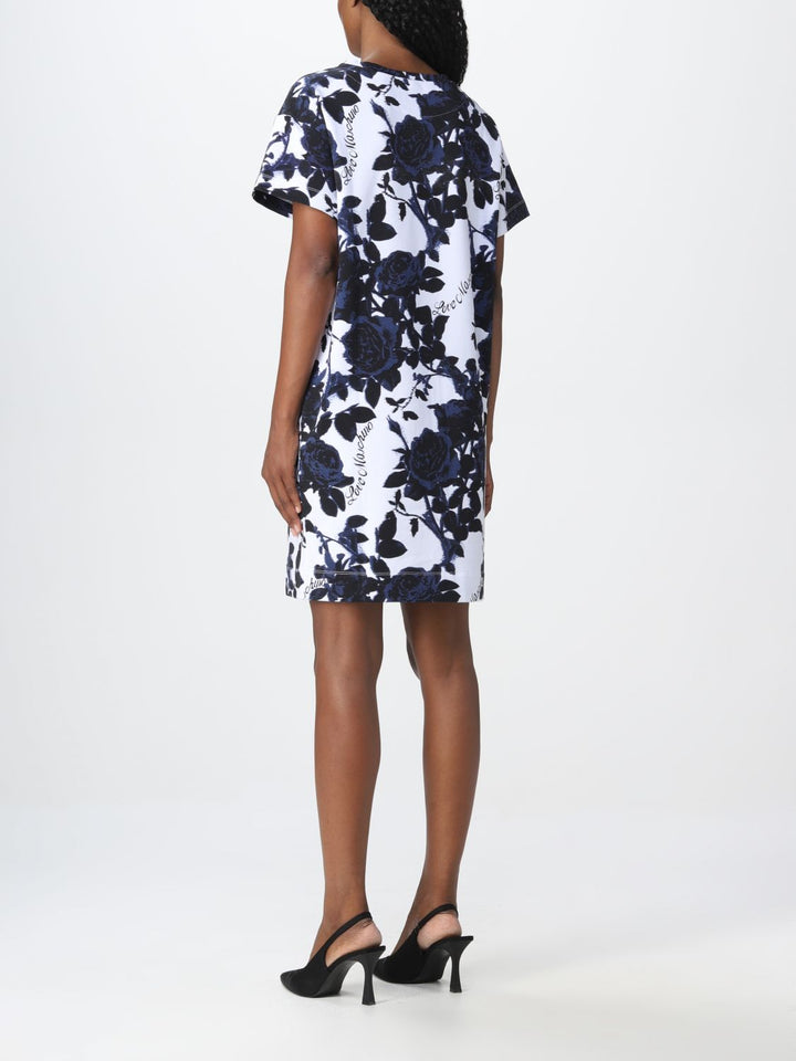 Spatarella Abiti Donna In Cotone Bianco E Blu