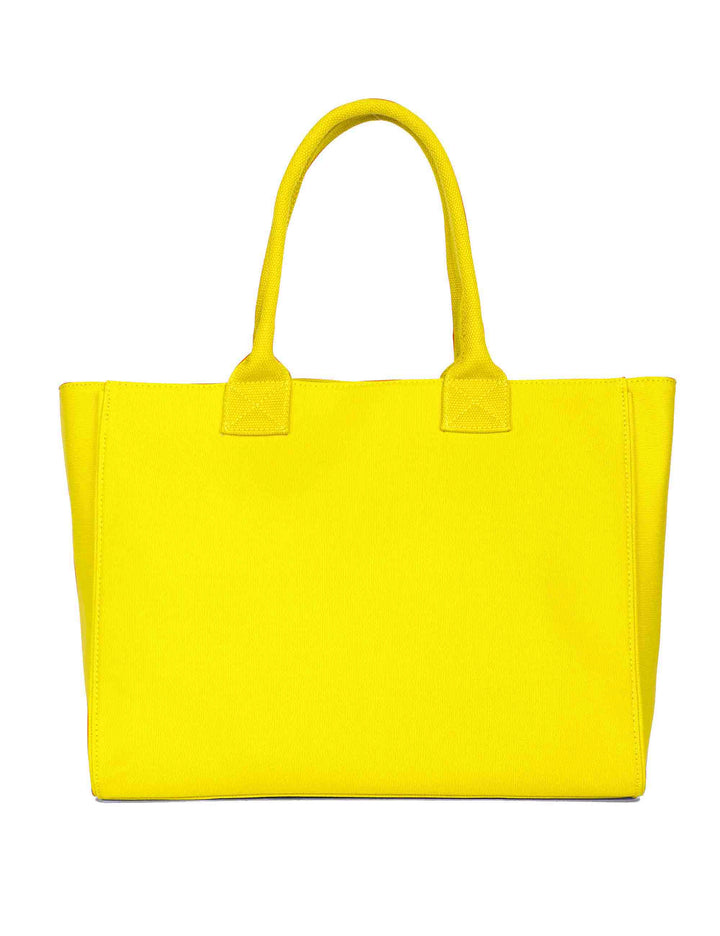 Spatarella Borse Donna Beach In Cotone Giallo